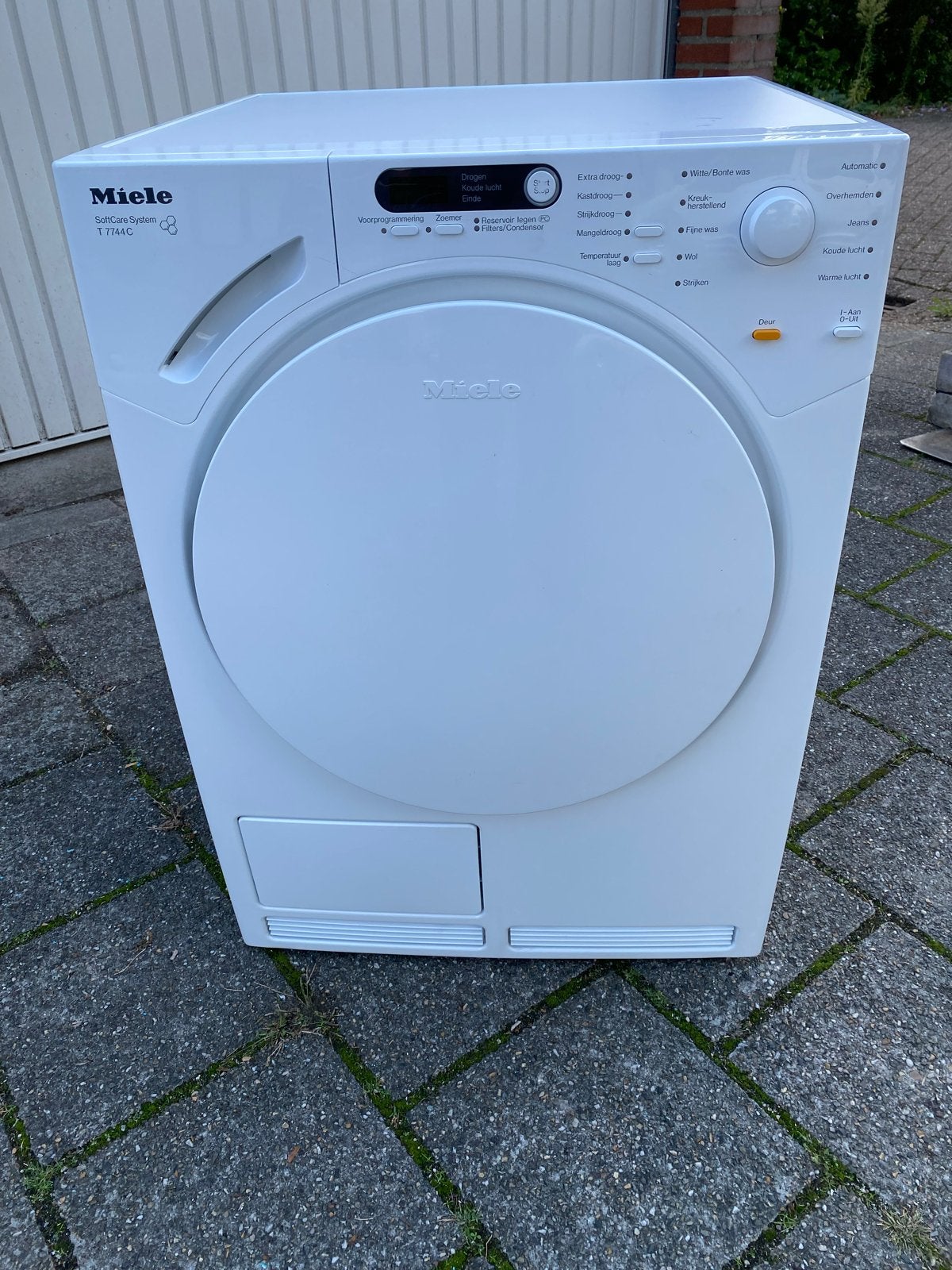 Miele Condens droger werkt perfect !, Witgoed en Apparatuur, Wasdrogers, Ophalen, 6 tot 8 kg, Zo goed als nieuw, Voorlader