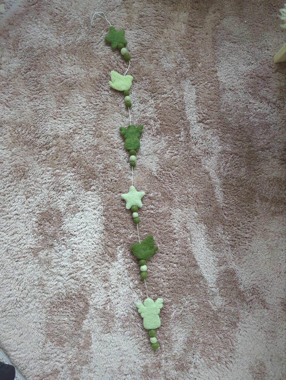 Groene vilten slinger Sjaal met een verhaal, Ophalen of Verzenden, Zo goed als nieuw, Groen, Textiel
