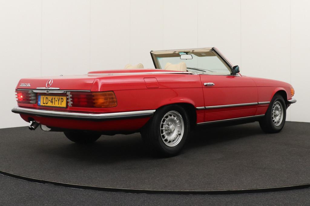 Mercedes-Benz SL-Klasse 350 V8 195 PK Aut. SL roadster Leder, Auto's, Oldtimers, Automaat, Achterwielaandrijving, Cabriolet, Bedrijf