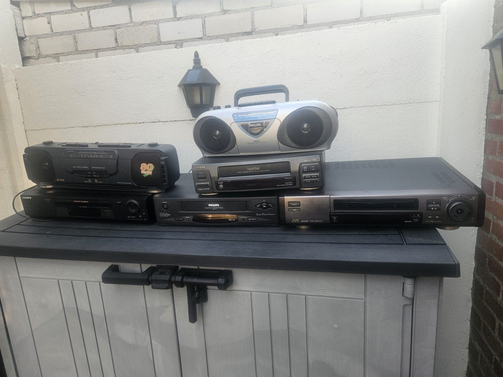 4 videorecorders en 2 kassettenrecorders, Ophalen, Gebruikt, VHS-speler of -recorder