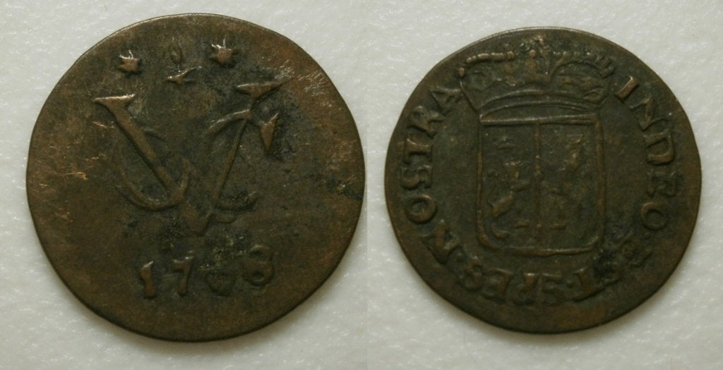 PD11444 Gelderland ½ VOC Duit 1788, Ophalen of Verzenden, Vóór koninkrijk, 1 cent, Losse munt