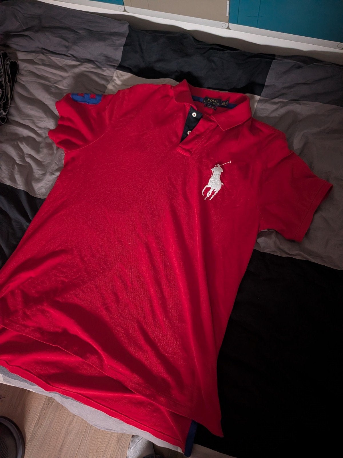 Rode Ralph Lauren Polo Shirt - Maat XL, Kleding | Heren, Ralph Lauren, Maat 56/58 (XL), Ophalen of Verzenden, Gedragen