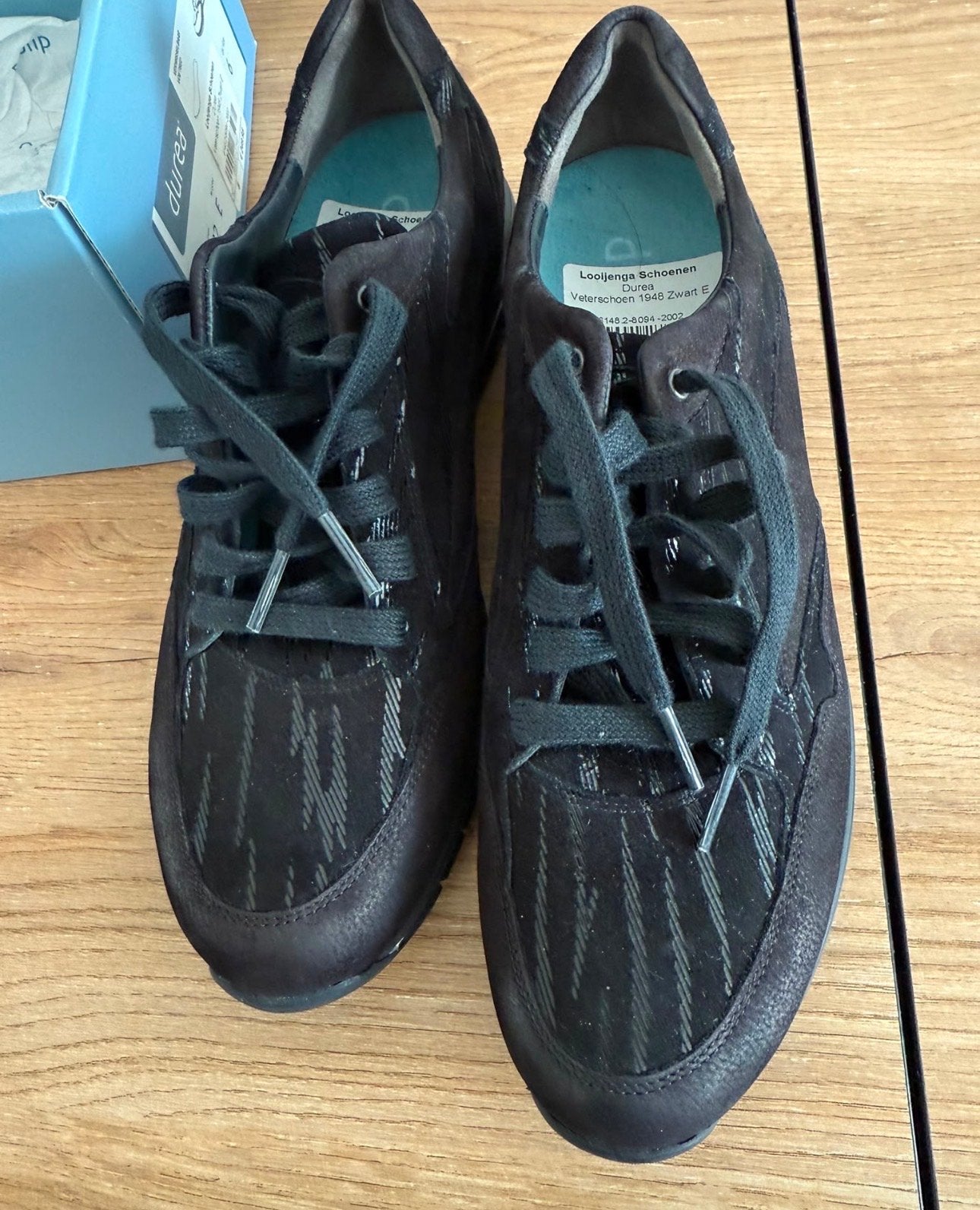Durea schoenen nieuw, helaas te klein gekocht, Kleding | Dames, Schoenen, Ophalen of Verzenden, Nieuw, Zwart, Sneakers of Gympen