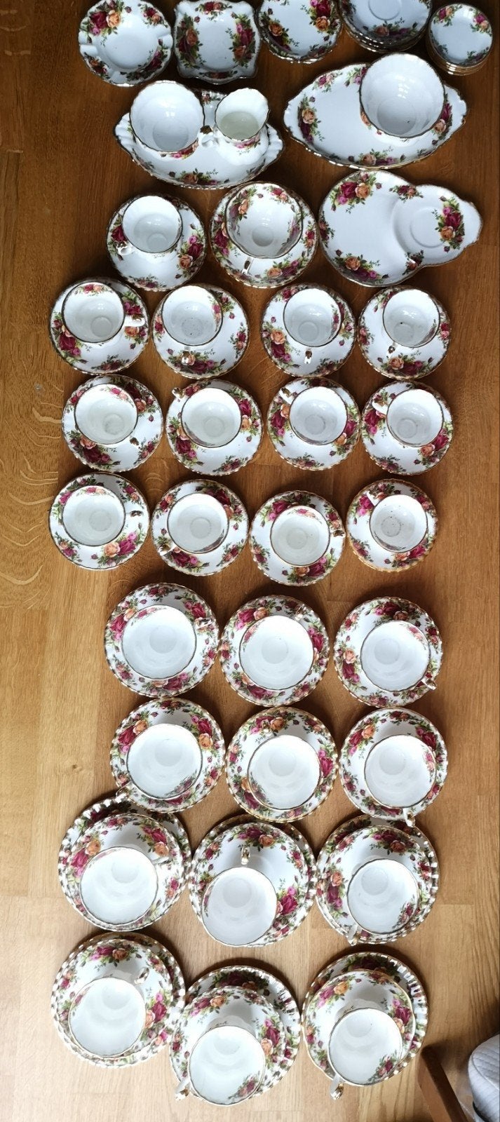 Royal Albert old country roos, Ophalen, Porselein, Kop en/of schotel