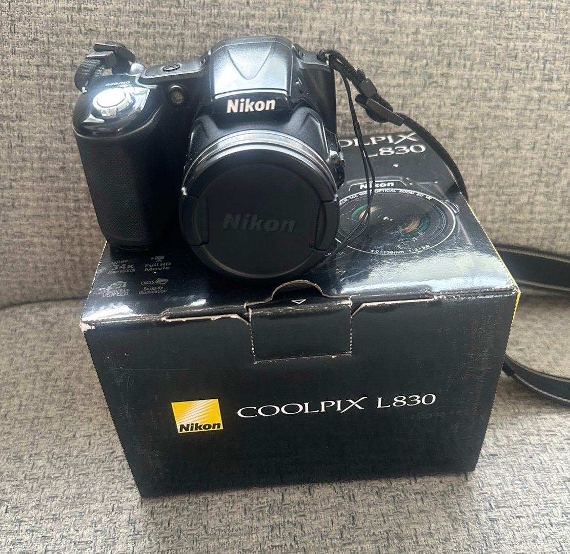 Nikon coolpix L830, Audio, Tv en Foto, Fotocamera's Digitaal, Handleiding, Ingebouwde flitser, 16 megapixels, Ophalen of Verzenden