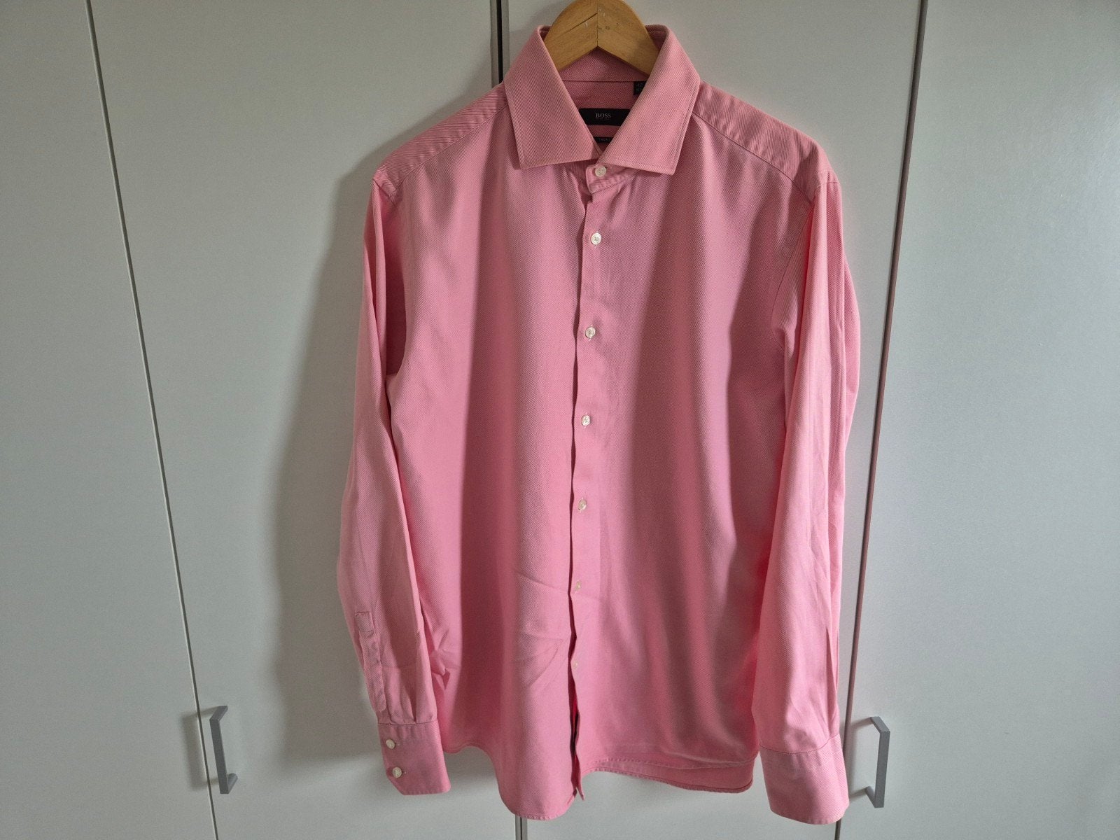 Hugo Boss blouse L, Ophalen of Verzenden, Zo goed als nieuw, Halswijdte 41/42 (L), Hugo Boss