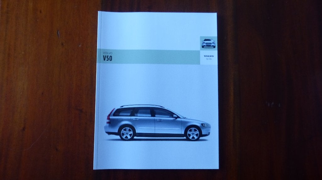 Volvo V50 dikke brochure Duitstalig 2004, Verzenden, Zo goed als nieuw, Volvo