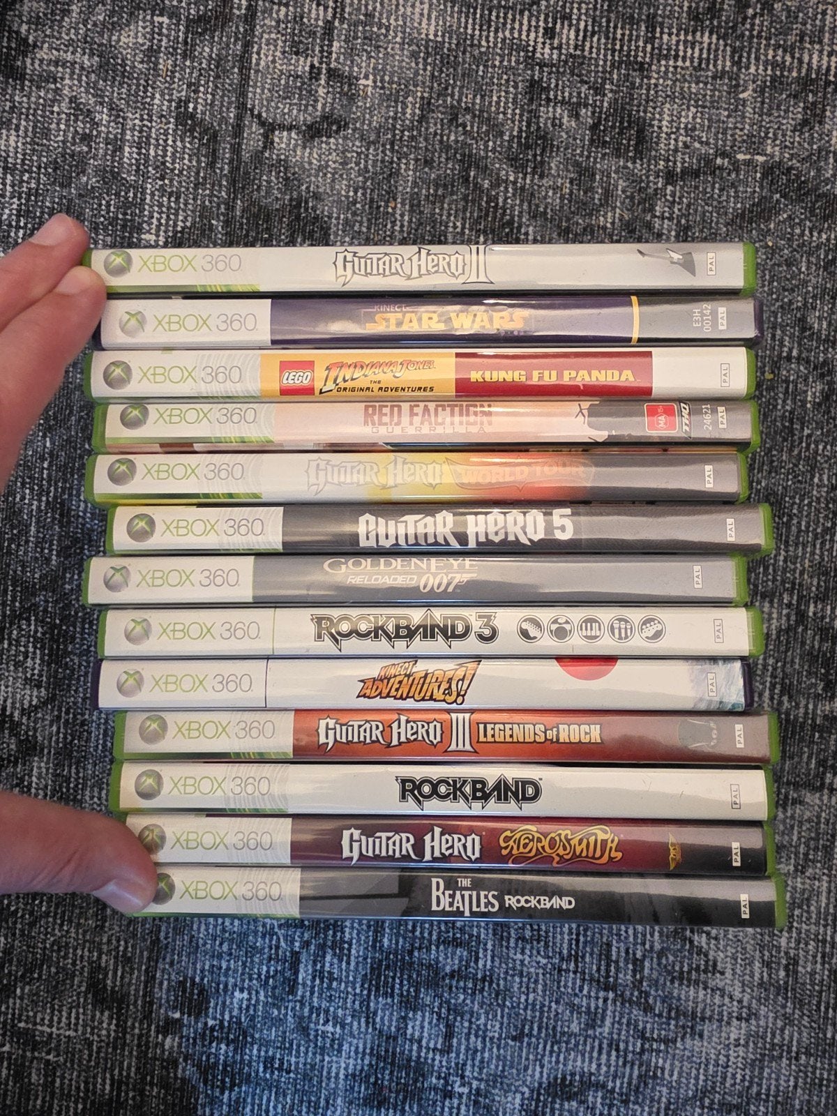 Xbox 360 Games: Guitar Hero, Rock Band, Star Wars, etc., Spelcomputers en Games, Muziek, Gebruikt, Ophalen of Verzenden, Eén computer