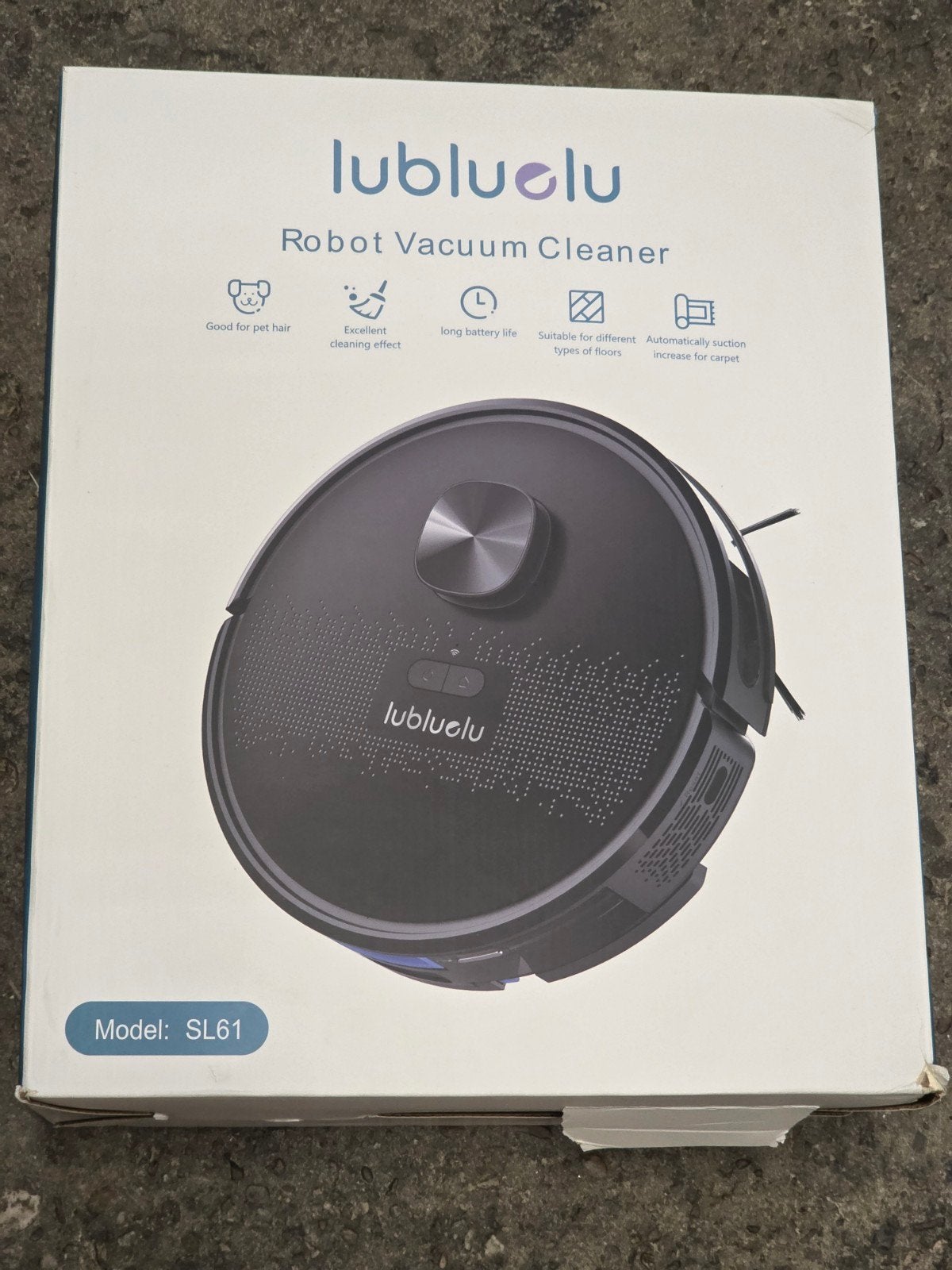 Lubluolu Robot Stofzuiger SL61 - Slim & Efficiënt, Witgoed en Apparatuur, Overige merken, Bedienbaar via app, Nieuw, Onbekend, raadpleeg handleiding