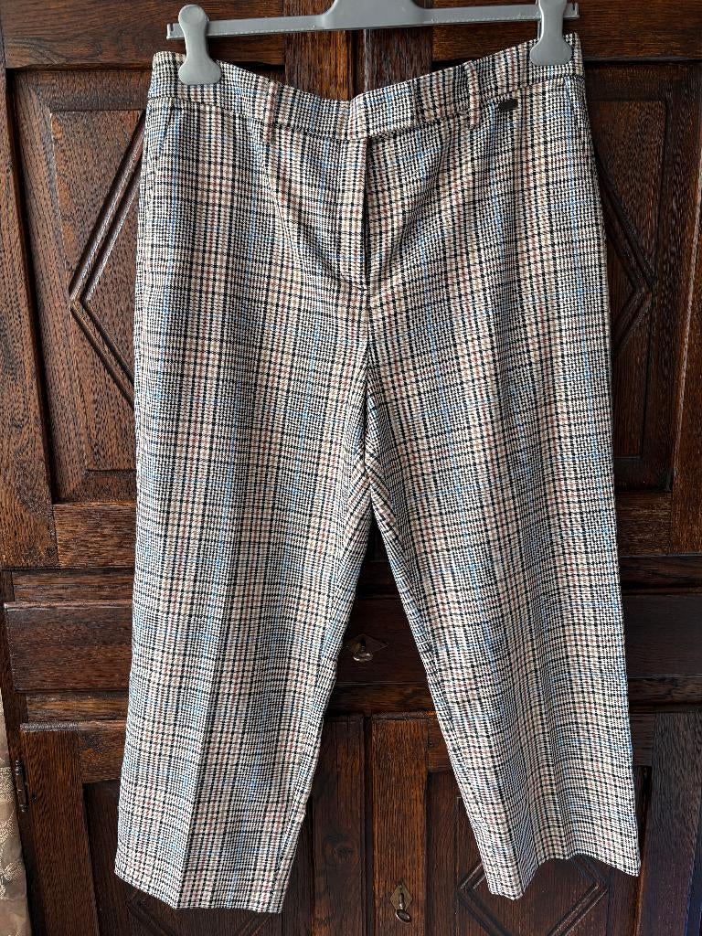 Geruite broek, damesbroek; CANDA Premium; maat 44, Beige, Maat 42/44 (L), Ophalen of Verzenden, Zo goed als nieuw