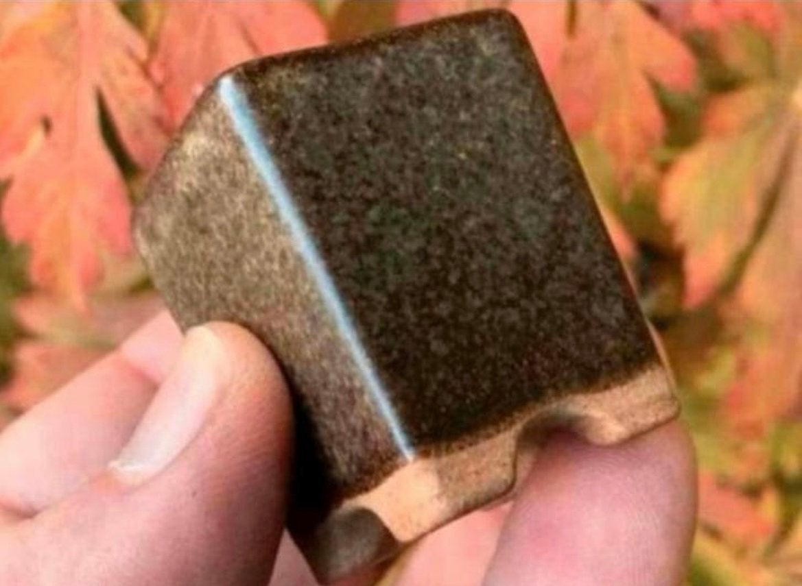 Bonsai Mame Cascade potje Brons kleurig 3,5x3,4x4,4, Tuin en Terras, Bloempotten, Vierkant, Ophalen of Verzenden, Zo goed als nieuw