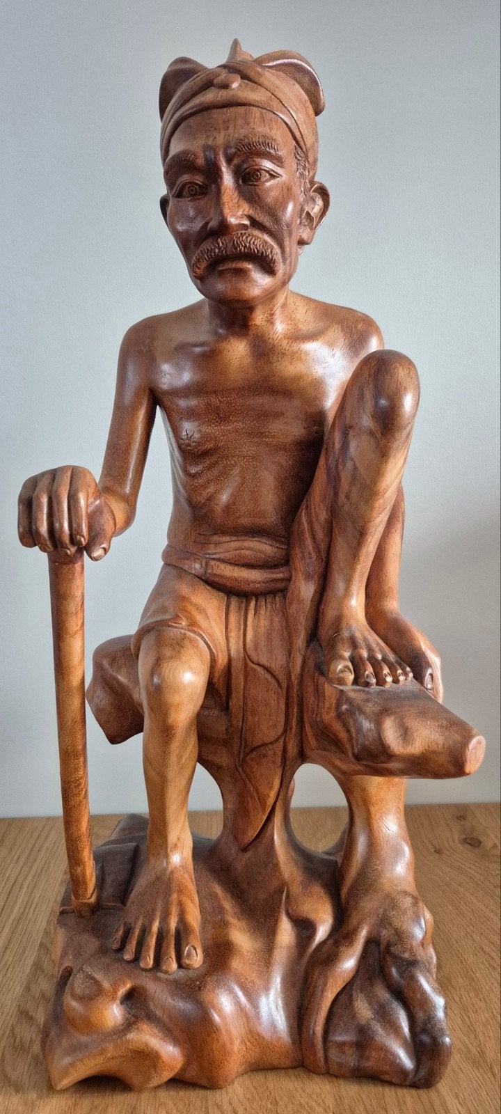 Indonesisch houtsnijwerk uit Bali, ca. 1960, Verzenden
