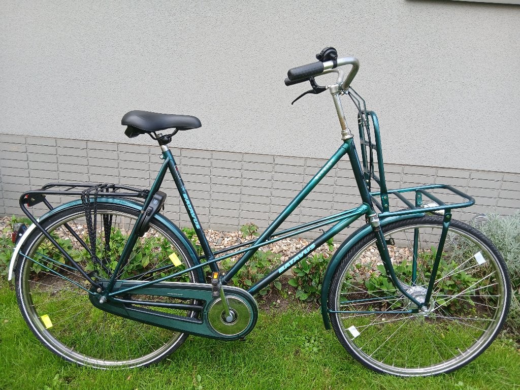 Prachtig 28Inch Damesfiets/oma fiets Batavus groen 62 inch, Terugtraprem, Batavus, 56 cm of meer, Ophalen of Verzenden