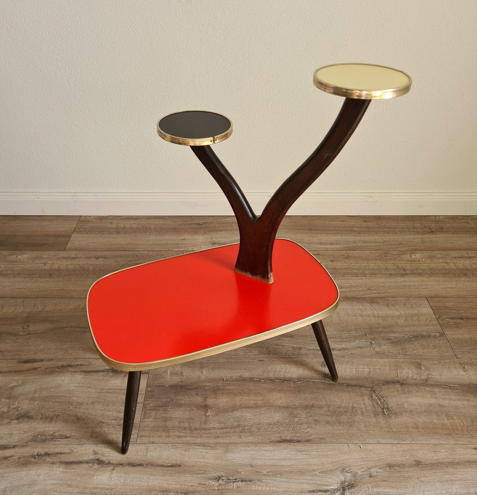 Vintage retro tafel plantentafel planten bijzettafel, Ophalen of Verzenden, Huis en Inrichting