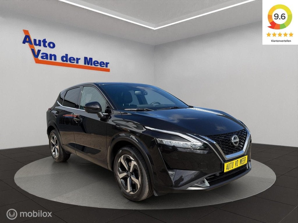 Nissan Qashqai 1.3 MHEV Xtronic Tekna, Gebruikt, 4 cilinders, Zwart, Leder