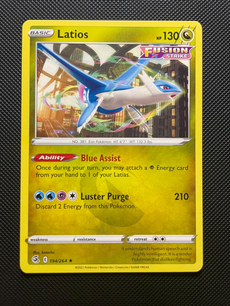 Latios 194/264 Rare Fusion Strike Packfresh, Ophalen of Verzenden, Zo goed als nieuw