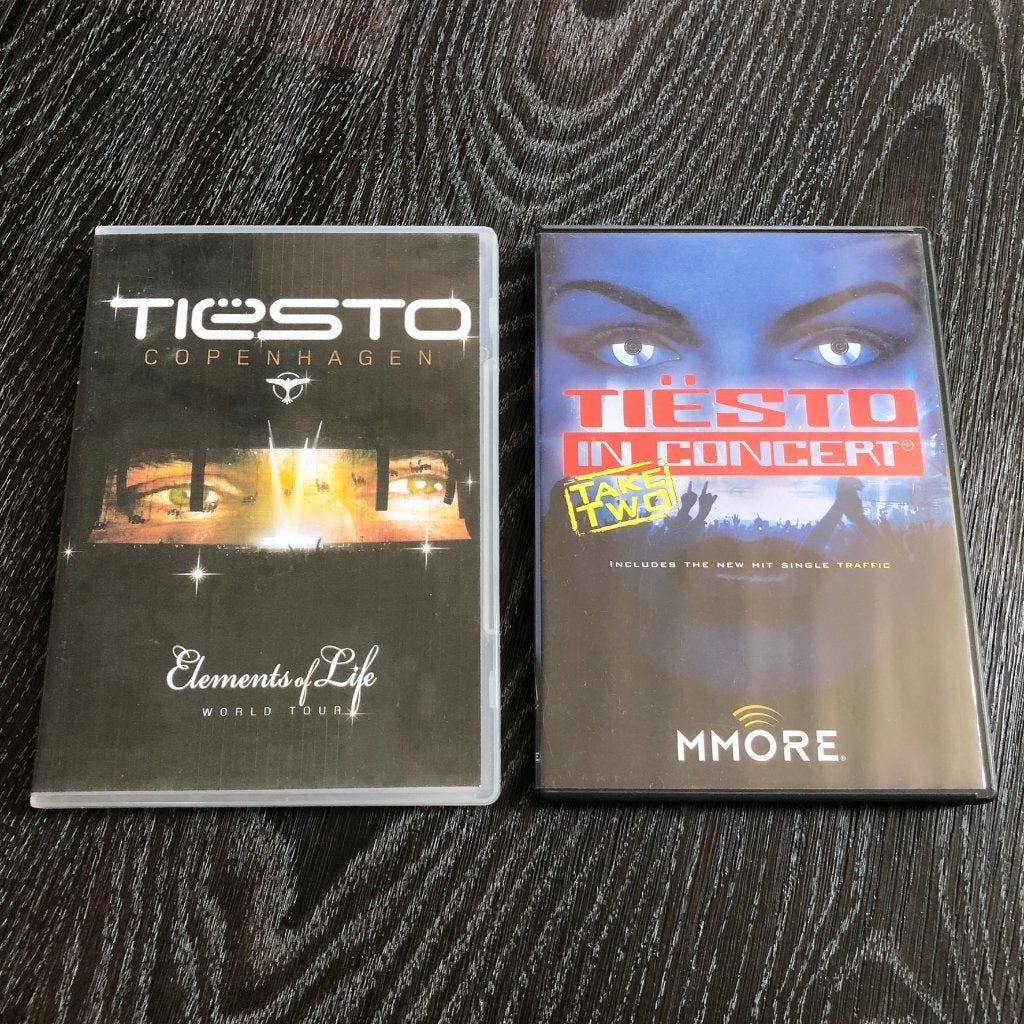 Tiesto DVD's: Elements of Life & In Concert, Alle leeftijden, Engels, Ophalen of Verzenden, Concert