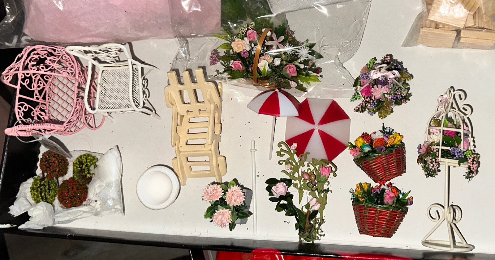 miniatuur tuinaccessoires en poppenhuismeubels miniatuurtuin, Ophalen, Nieuw, Poppenhuis