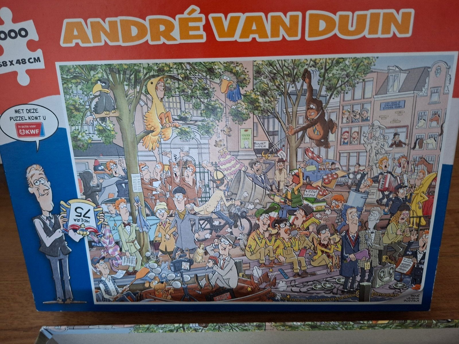 André van Duin legpuzzel 1000 stukjes - 68x48 cm, Ophalen of Verzenden