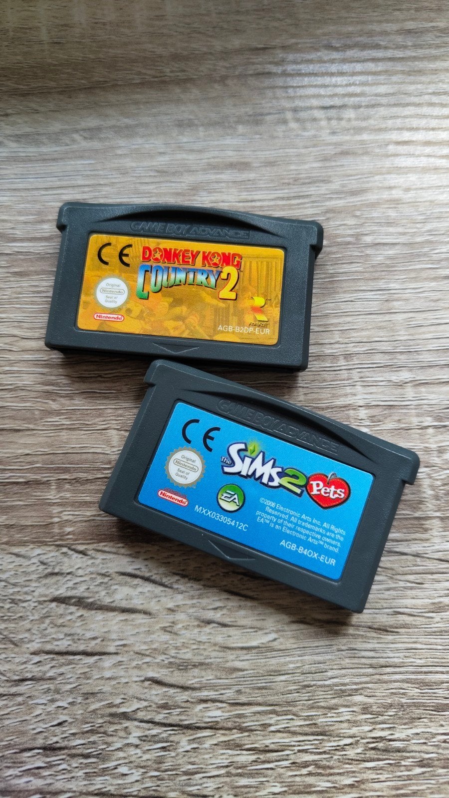 GBA games:  Donkey Kong Country 2 + The Sims 2, Spelcomputers en Games, Games | Nintendo Game Boy, Gebruikt, 1 speler, Ophalen of Verzenden