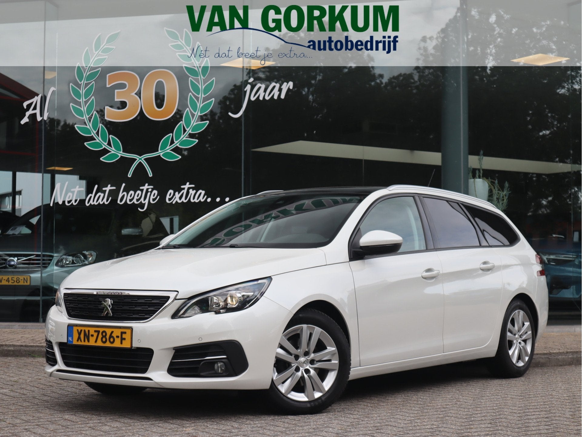 Peugeot 308 SW 1.2 PureTech Blue Lease Executive Navi / Clim, Auto's, Voorwielaandrijving, Stof, Gebruikt, 1199 cc