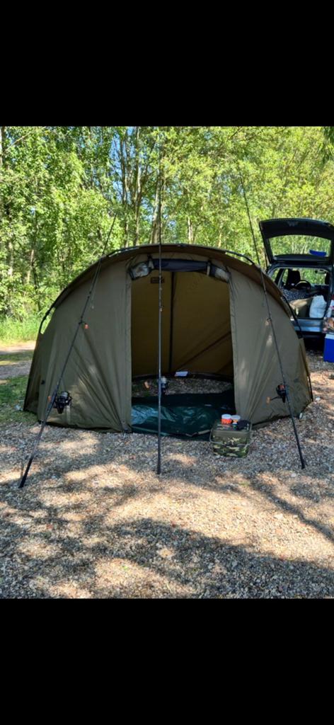 Fox eos bivvy 1 persoon  + nieuwe over wrap, Ophalen, Zo goed als nieuw
