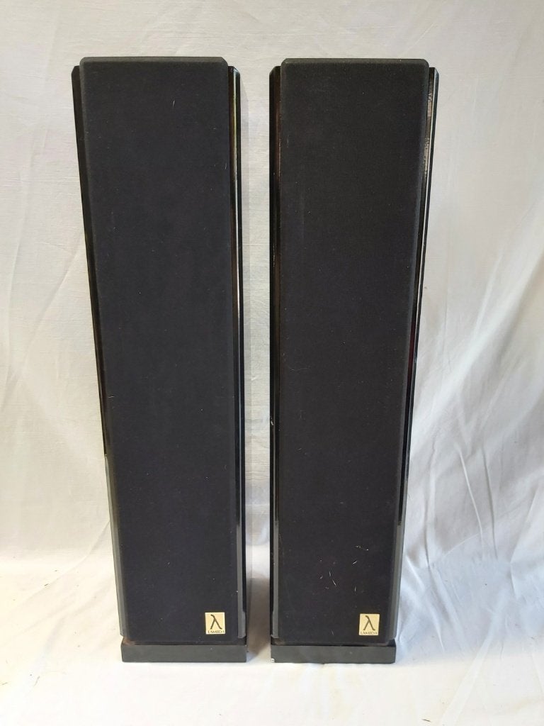 leuke set lambda luidsprekers speakers zuilluidsprekers, Audio, Tv en Foto, Ophalen of Verzenden, Gebruikt, Minder dan 60 watt