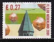 4493 - Nederland nvph 2015 gestempeld , Decemberzegel ,, Verzenden, Na 1940, Gestempeld