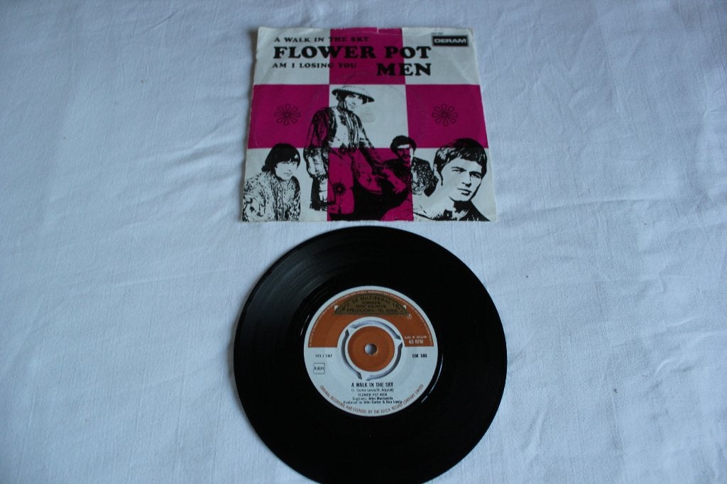 flower pot men - a walk in the sky, Ophalen of Verzenden, Zo goed als nieuw, 7 inch, Pop