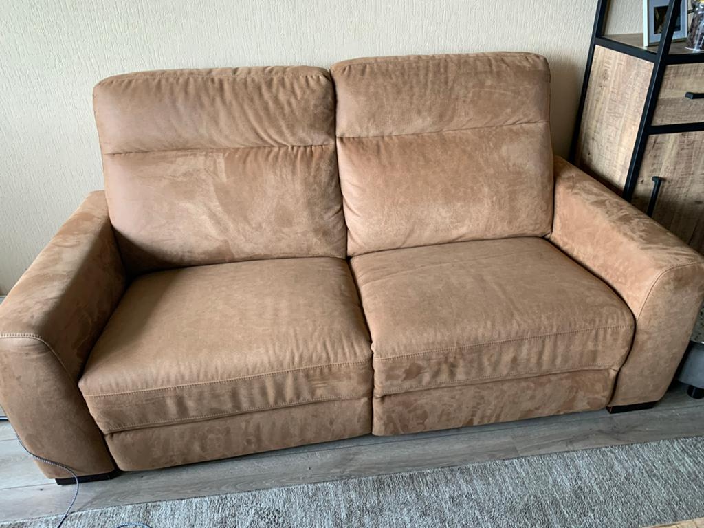 Comfortabele 2-zitsbank met relaxfunctie, 150 tot 200 cm, Tweepersoons, 75 tot 100 cm, Ophalen of Verzenden