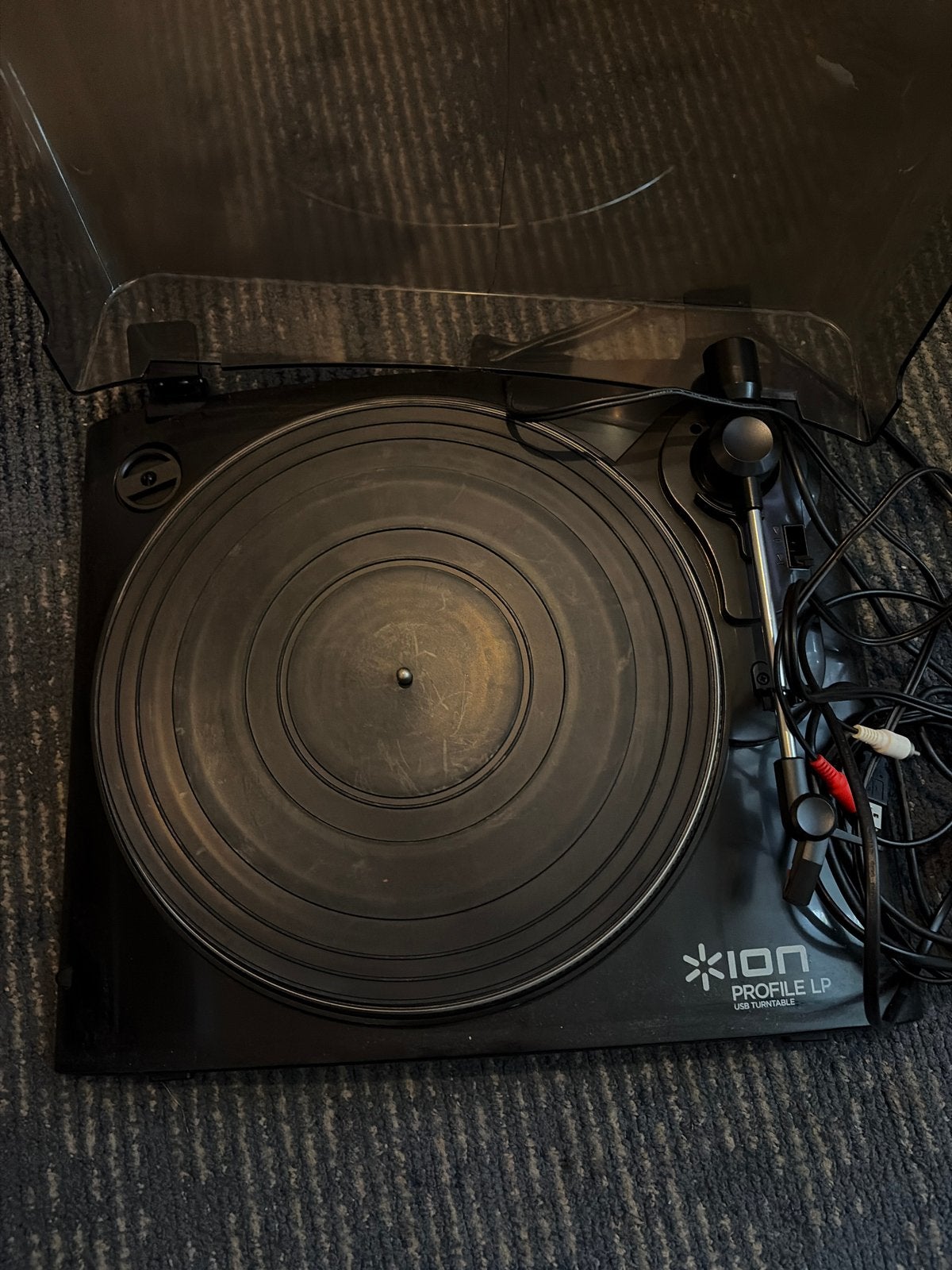 Ion Profile LP USB Platenspeler - Zwart, Overige merken, Gebruikt, Ophalen of Verzenden, USB-aansluiting