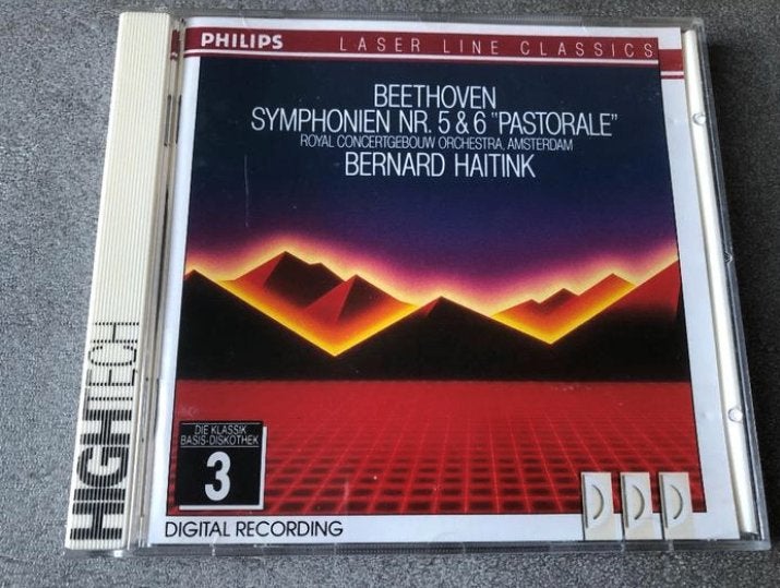 BEETHOVEN - SYMPHONIEN NR 5 & 6 - BERNARD HAITINK, Ophalen of Verzenden, Classicisme, Zo goed als nieuw, Orkest of Ballet