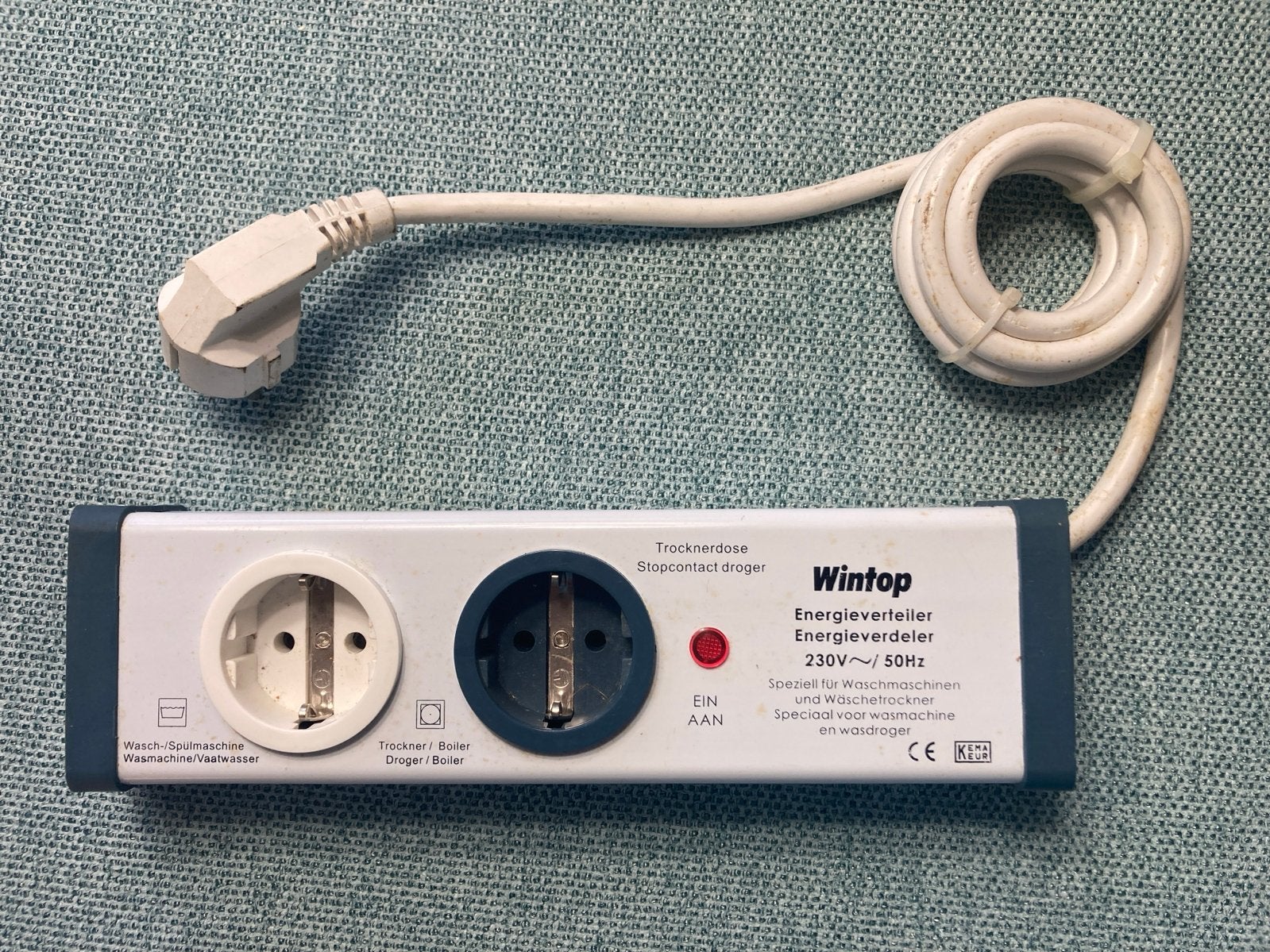 Wintop Energieverdeler voor wasmachine en droger, Ophalen of Verzenden, Gebruikt
