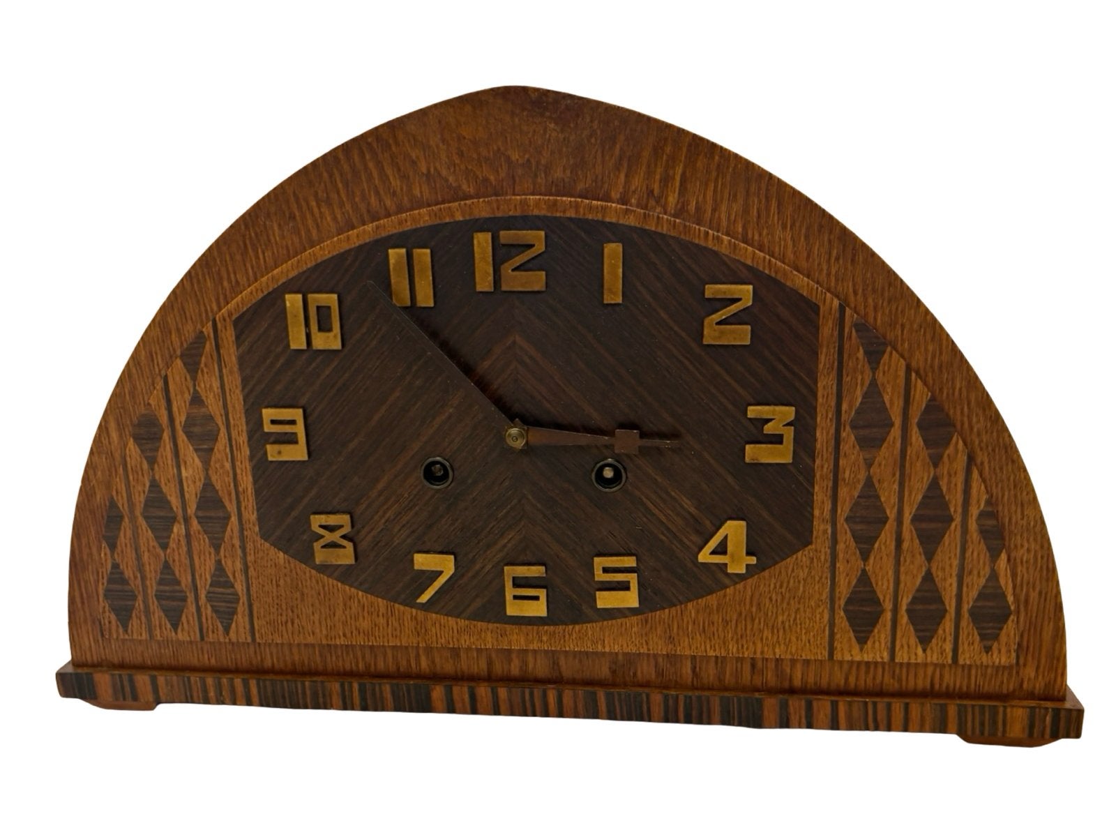 Art Deco Klok - H. van Niel Hzn Horlogerie Haarlem, Antiek en Kunst, Ophalen of Verzenden