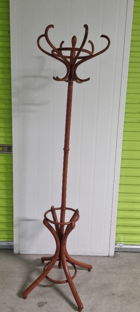 Thonet Houten Kapstok met Paraplubak, Ophalen of Verzenden