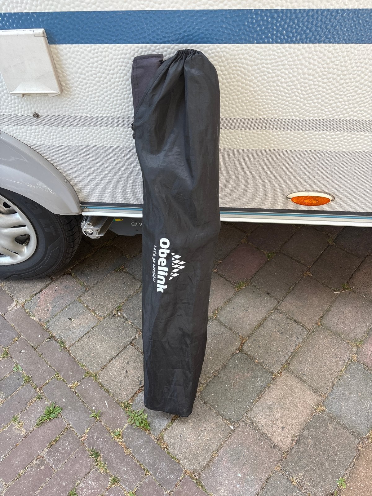 2x Obelink camping kinderstoel, Caravans en Kamperen, Kampeermeubelen, Verzenden, Gebruikt, Campingstoel