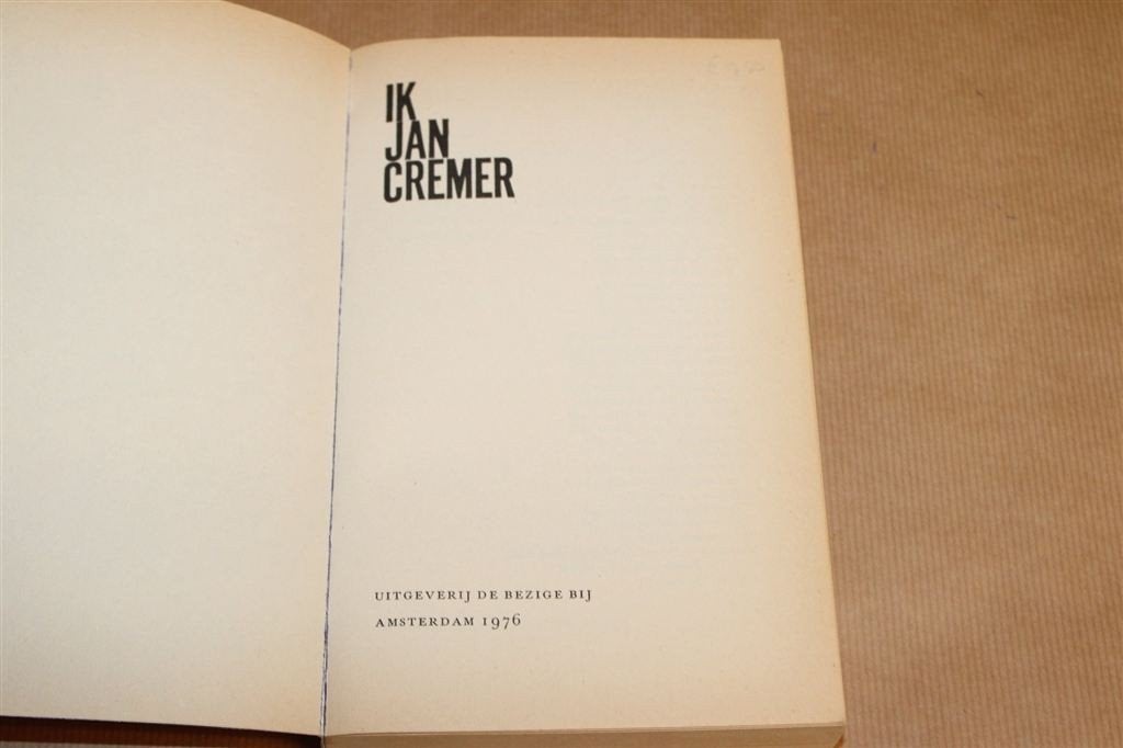 Ik Jan Cremer — Bezige Bij, 35e Druk 1976, Boeken, Ophalen of Verzenden, Gelezen