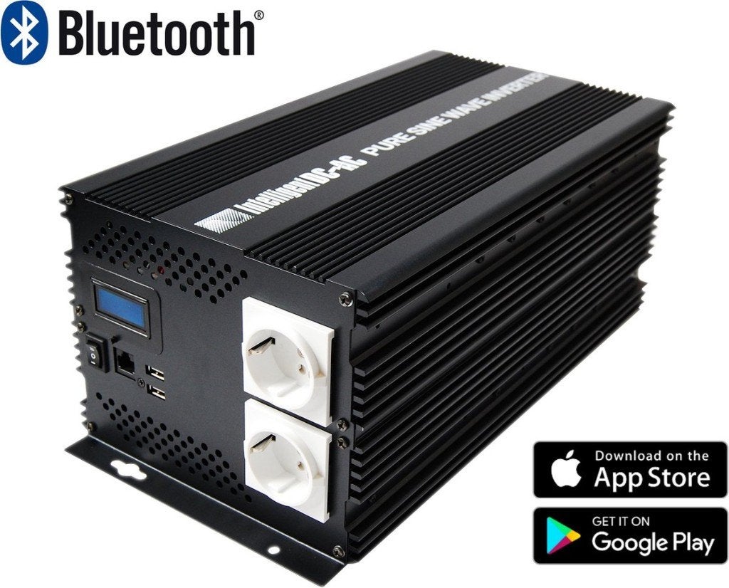 Zuivere sinus omvormer 2000W 12-230V (bluetooth), Verzenden, Nieuw