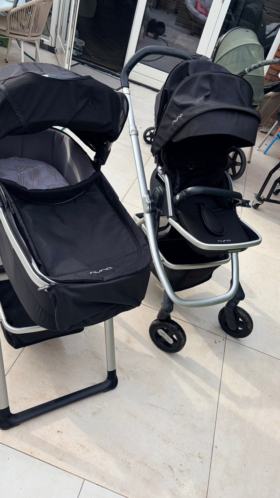 T.E.A.B Nuna MIXX kinderwagen, Ophalen, Gebruikt, Overige merken, Verstelbare duwstang