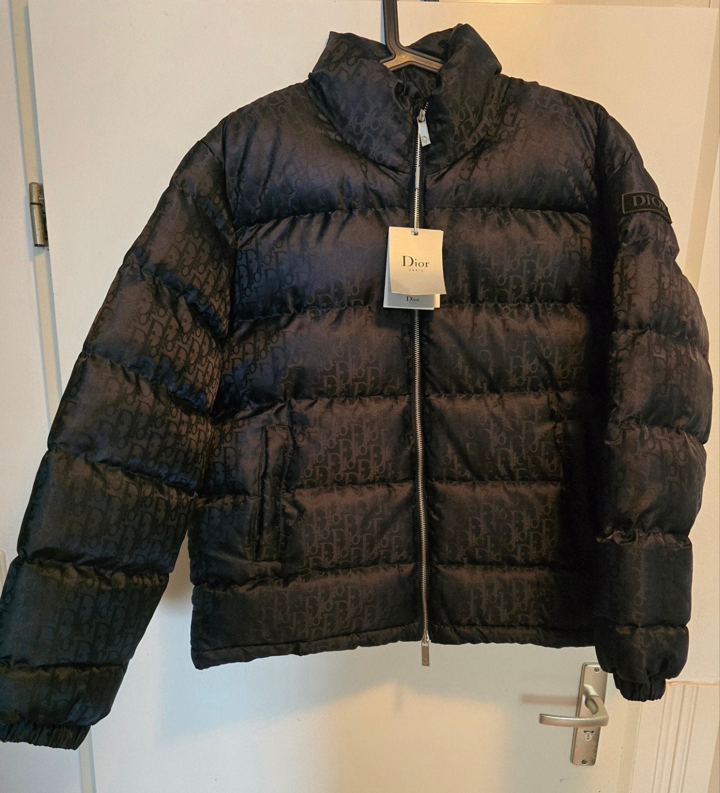 Dior donsjack xxl, Verzenden, Zo goed als nieuw, Overige maten, Zwart