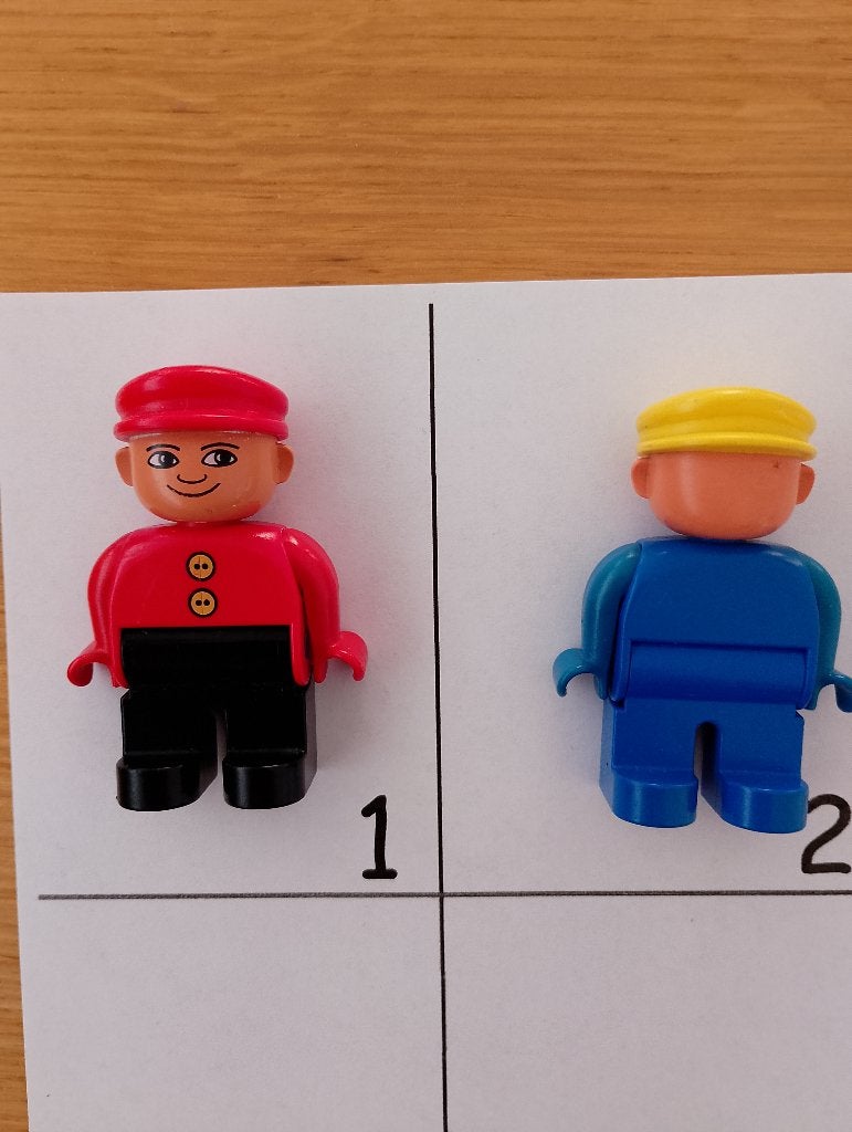 LEGO DUPLO poppetjes blad B, Ophalen of Verzenden, Gebruikt, Losse stenen, Duplo
