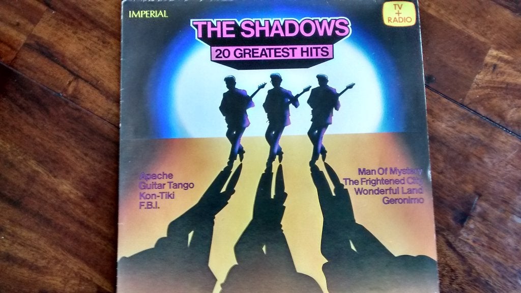 LP - The Shadows - 20 greatest hits, Ophalen of Verzenden, Zo goed als nieuw, 12 inch, Rock-'n-roll
