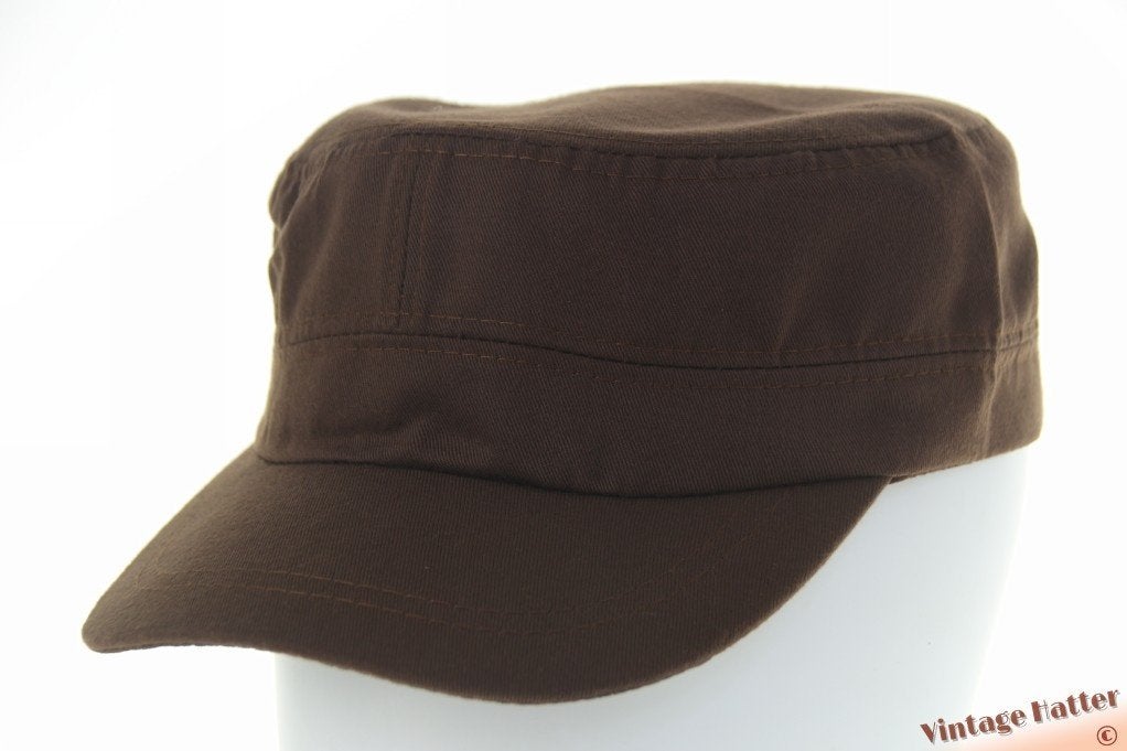 combat Leger cadet pet donker bruin katoen 53-59 nieuw 1size, Ophalen of Verzenden, Nieuw, One size fits all, Pet