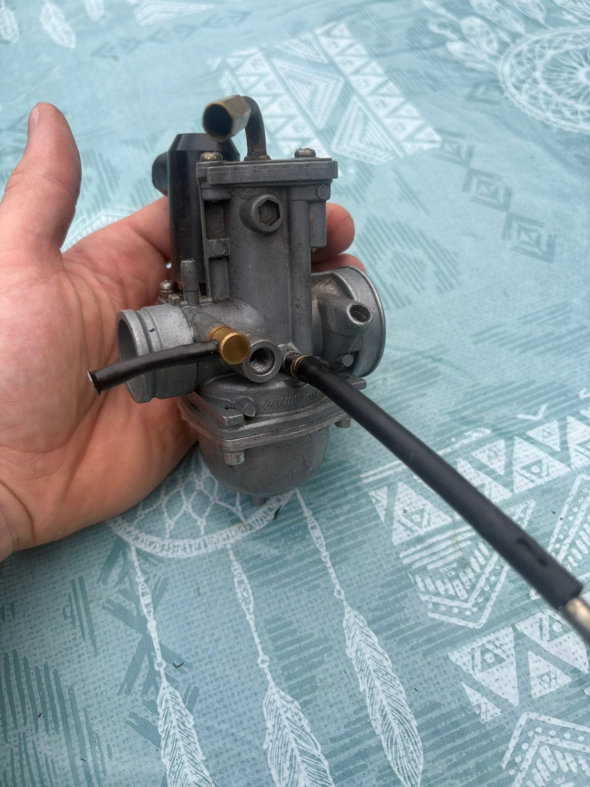 20.5 mm mikuni carburateur, Ophalen, Carburateur
