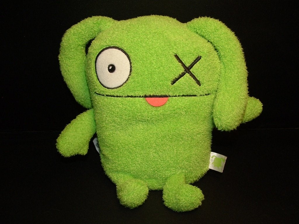 PRETTY UGLY DOLL POPJE FANTASIEFIGUUR OX FLEECE GROEN, Verzenden, Nieuw, Overige typen