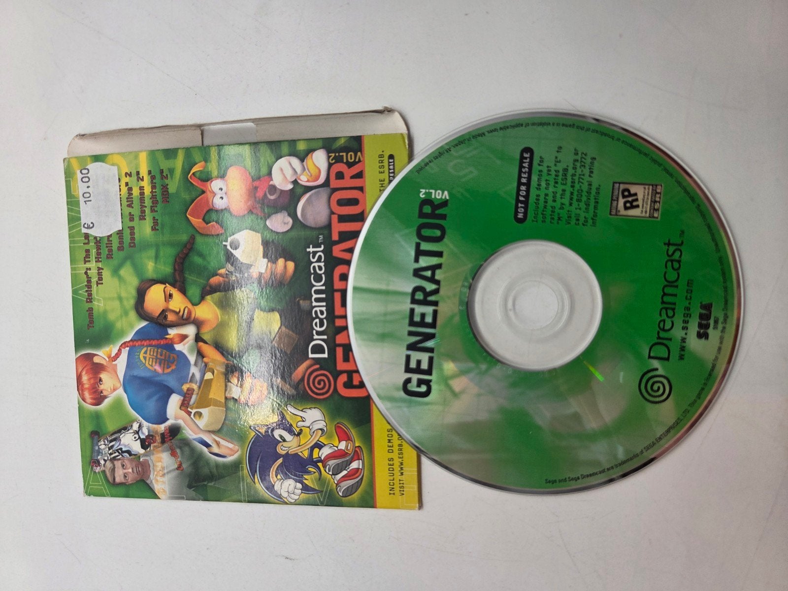 Dreamcast Generator Vol. 2 - Sega Demo Disc, Gebruikt, Overige genres, SEGA Corporation, Info@sega.com