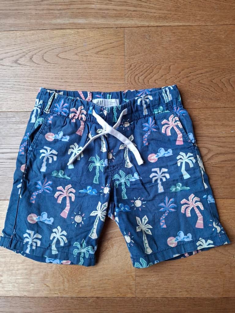 H&M korte broek met zakken, dun katoen, maat 98, Kinderen en Baby's, Kinderkleding | Maat 98, Broek, Gebruikt, H&M, Ophalen of Verzenden