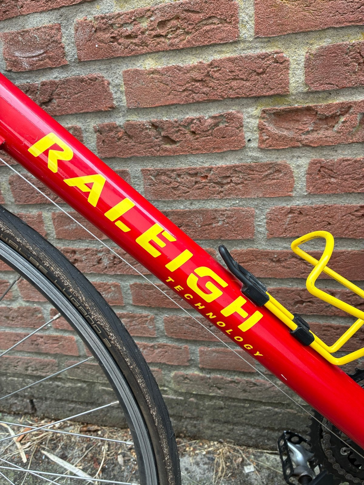 Raleigh Hennie Kuiper racefiets, 28 inch, Gebruikt, Staal, Meer dan 20 versnellingen