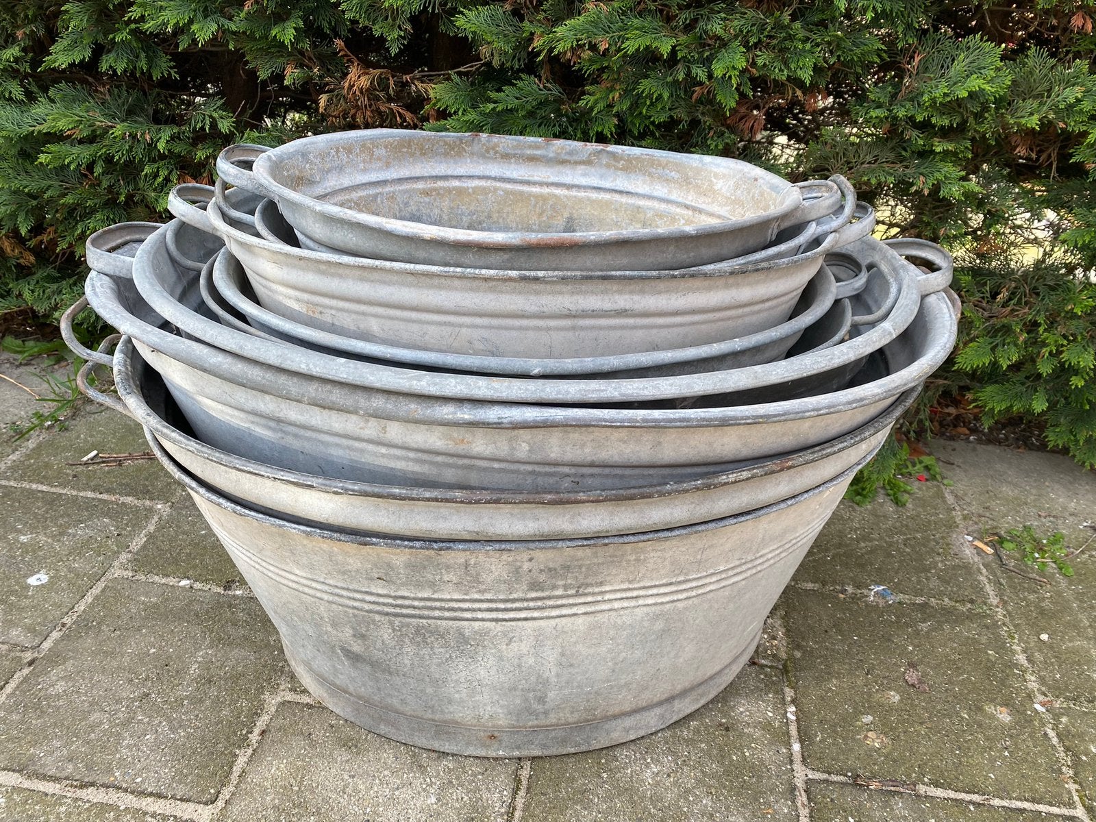 Zinken wasteilen., Ophalen, Gebruikt, Zink, Zink