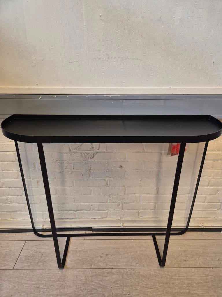 Bloomingville Harper Console/Sidetable Zwart 80x100x30cm, Ophalen, Metaal, -, Nieuw